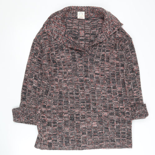 St Michael Women's Multi Collared Knit Jumper Size 16