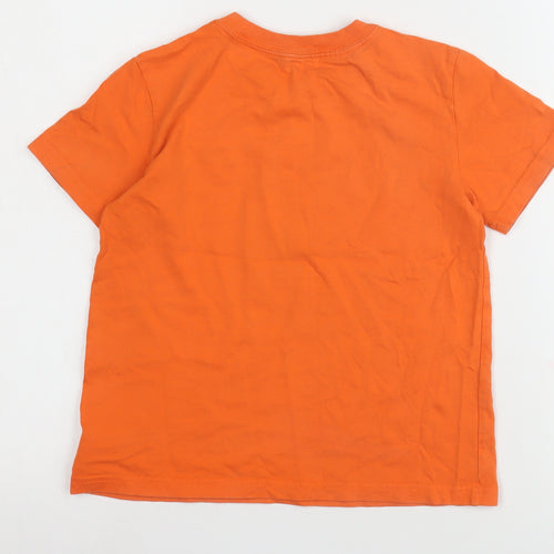 Polo Ralph Lauren Boys Orange T-Shirt M Casual Short Sleeve