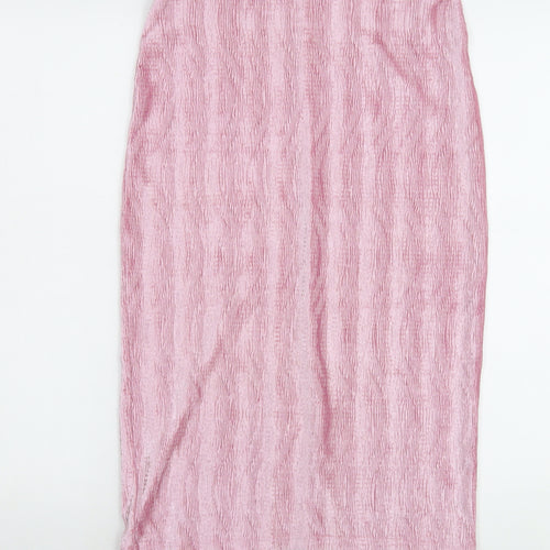 Urban Outfitters Women's Pink Midi Skirt, Size M