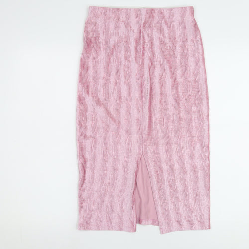 Urban Outfitters Women's Pink Midi Skirt, Size M