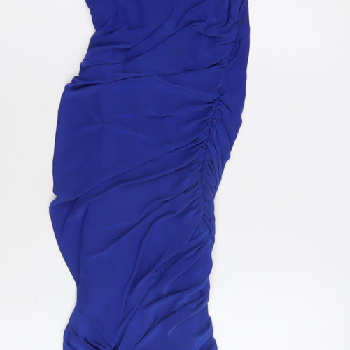 Quiz Women's Blue Sleeveless Party Dress, Size 6