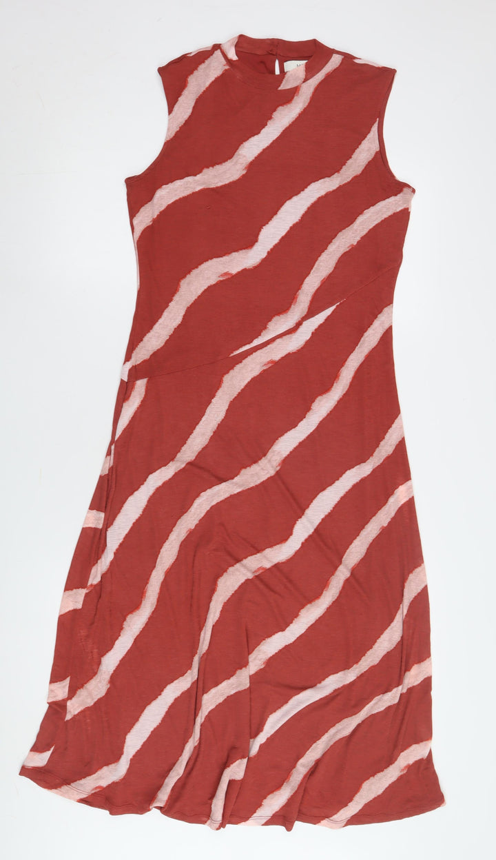 Marks and Spencer Women's Stripe Dress, Size 10, Multicoloured