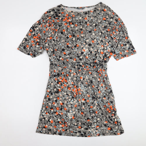 South Women's Floral Multicoloured Short Dress Size 12