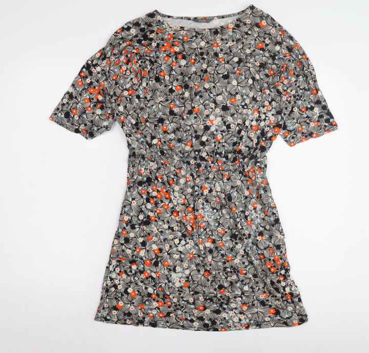 South Women's Floral Multicoloured Short Dress Size 12