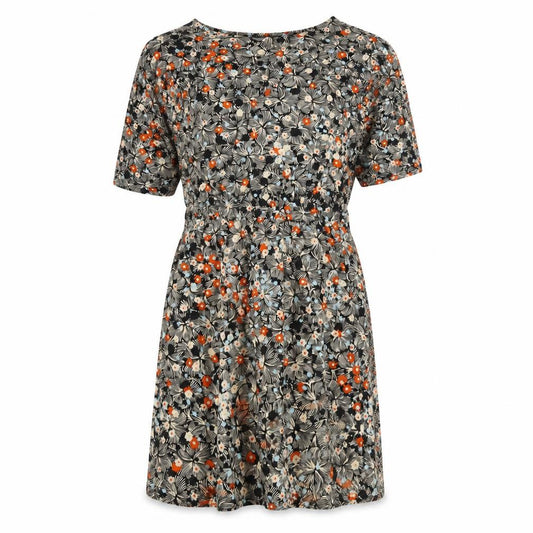 Front view of South Women's Floral Multicoloured Short Dress, size 12