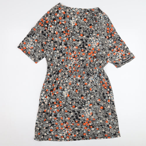 South Women's Floral Multicoloured Short Dress Size 12