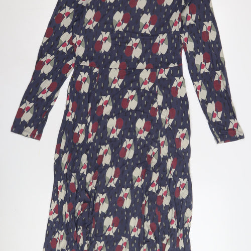White Stuff Women's Multicoloured Floral Shift Dress - Size 8