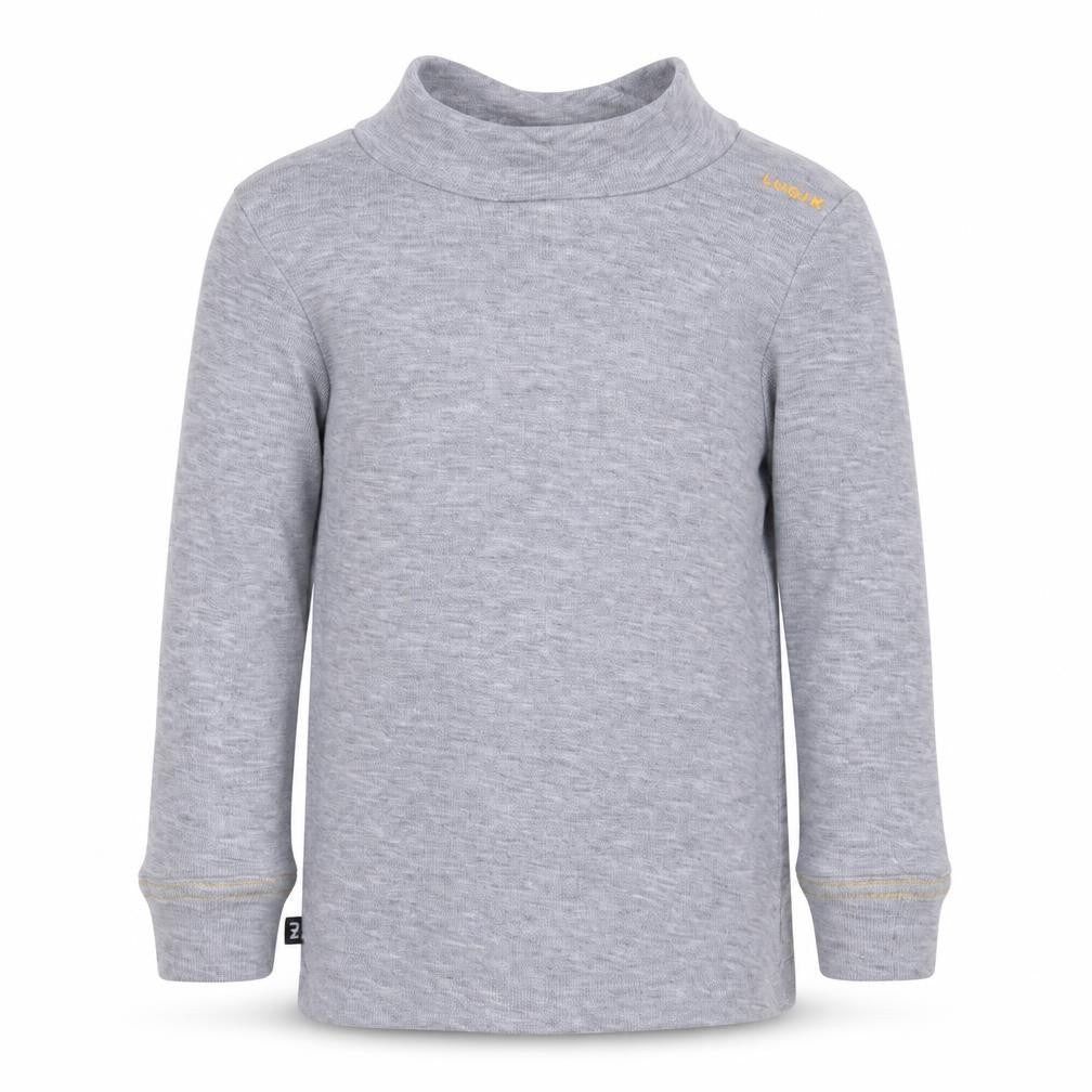 Decathlon Grey Long Sleeve High Neck Boys Shirt 2-3 Years