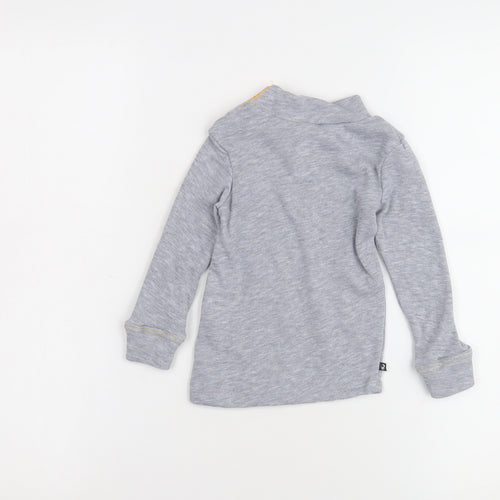 Decathlon Grey Long Sleeve High Neck Boys Shirt 2-3 Years