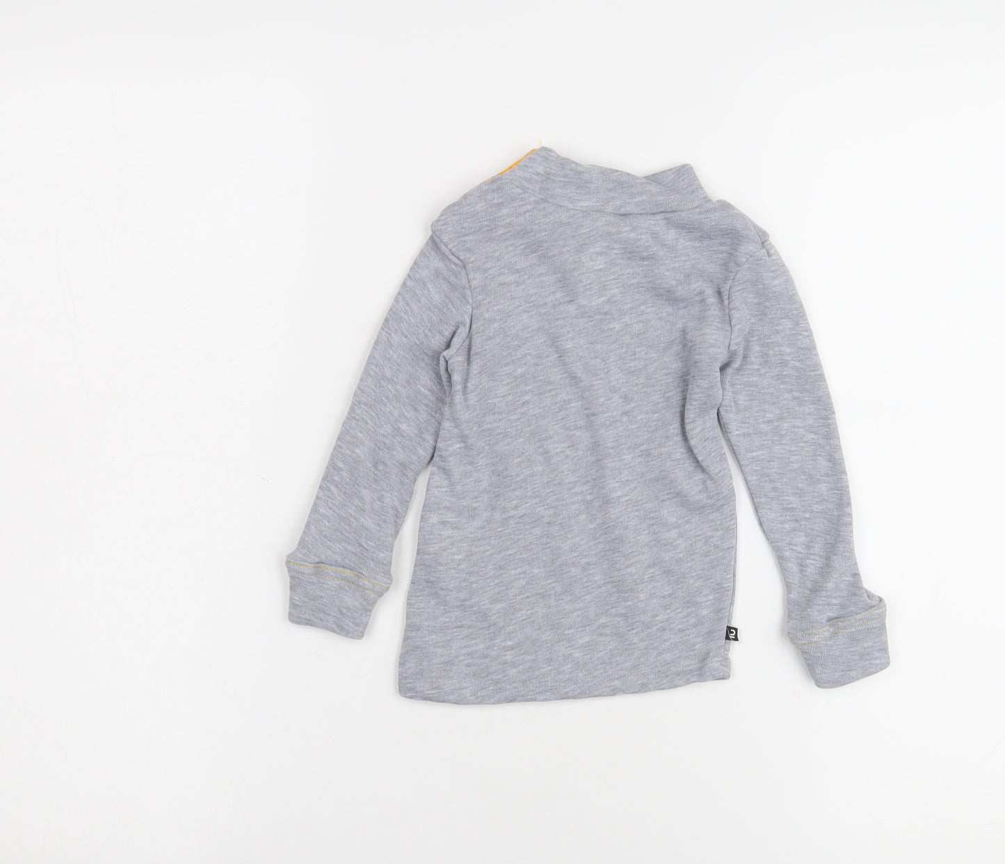 Decathlon Grey Long Sleeve High Neck Boys Shirt 2-3 Years