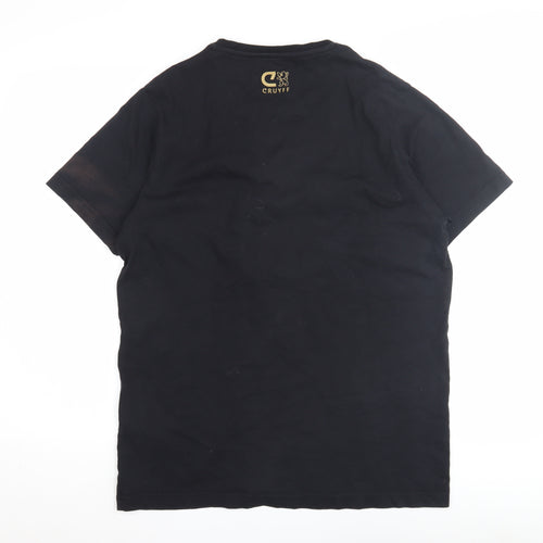 Cruyff Men's Black XL Graphic T-Shirt