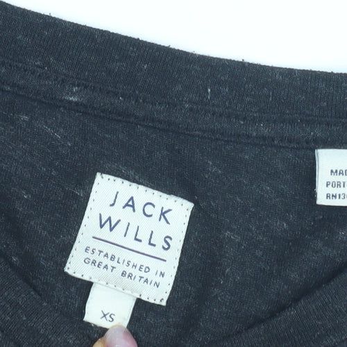 Jack Wills Women’s Black XS Basic T-Shirt