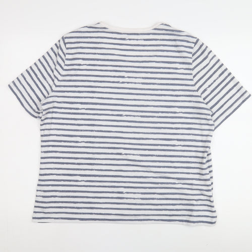Betty Barclay Women's Blue Sequin Striped T-Shirt
