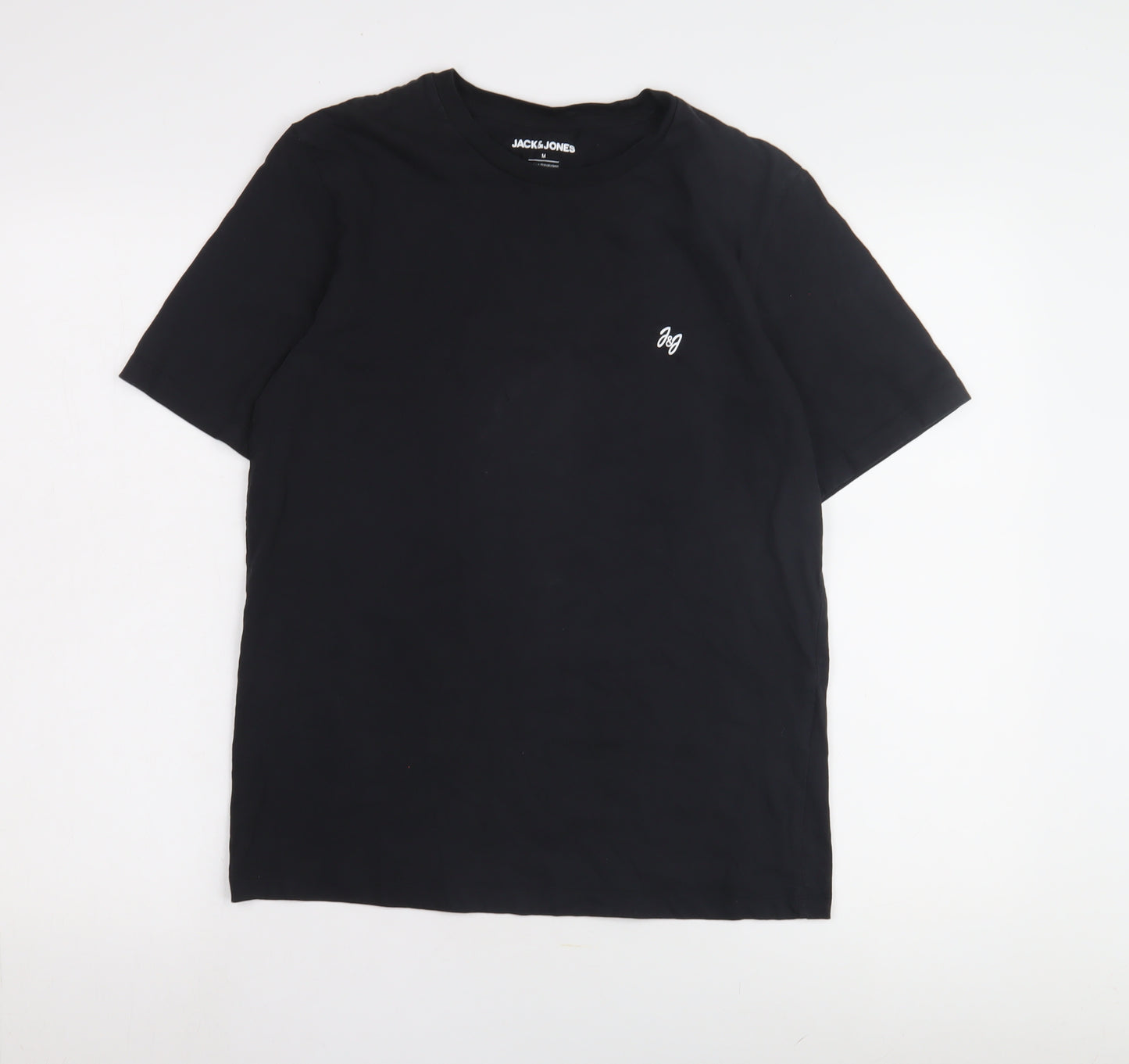 Jack & Jones Men's Black Crew Neck T-Shirt M