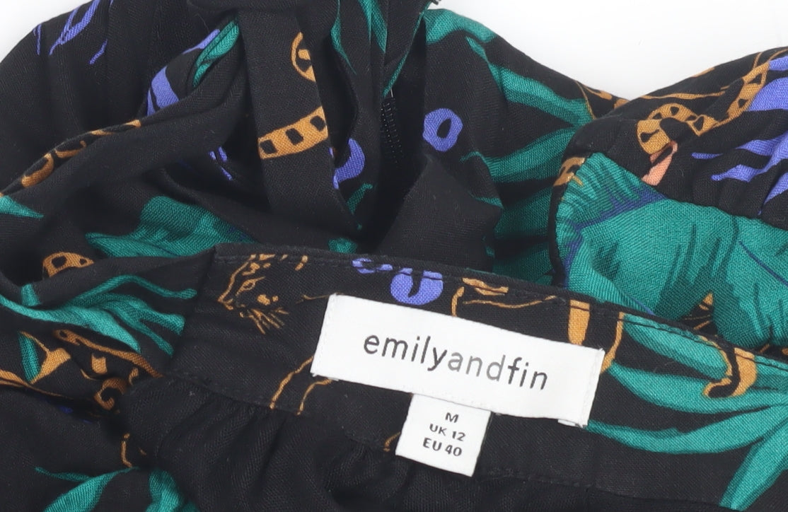 emilyandfin Women's Multicoloured Animal Print Dress