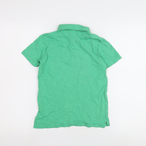 Mini Boden Boys Green Polo Shirt 9-10 Years