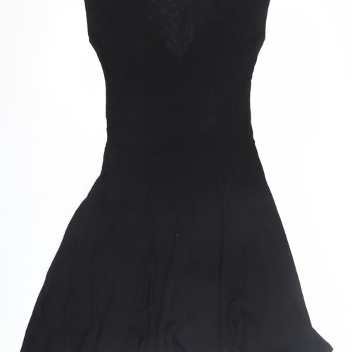 Mango Women's Black Fit & Flare Dress Size 10