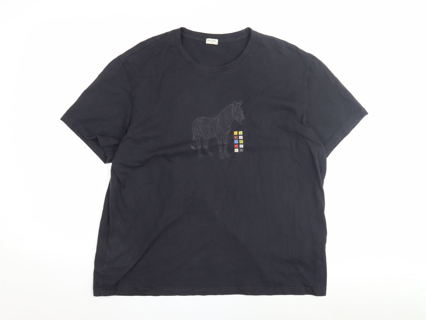 Paul Smith Men's Black Animal Graphic T-Shirt, Size L