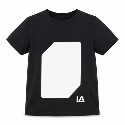 Illuminated Apparel Boys Black T-Shirt 7-8 Years with Logo
