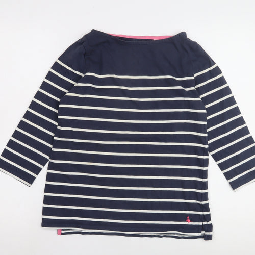 Jack Wills Women's Blue Striped Top Size 8