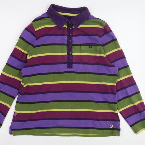 Viyella Multicoloured Striped Polo L Unisex