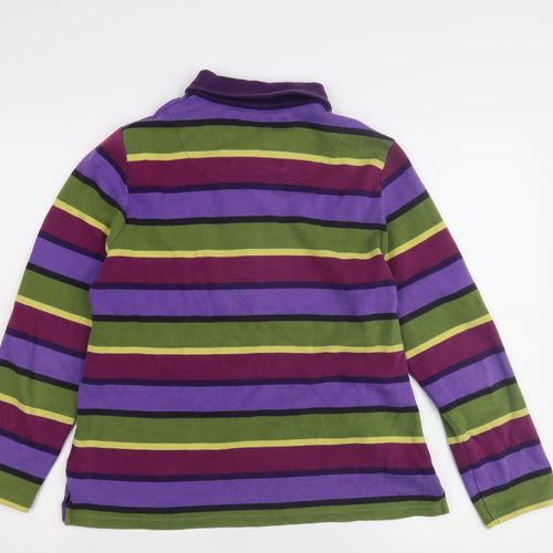 Viyella Multicoloured Striped Polo L Unisex