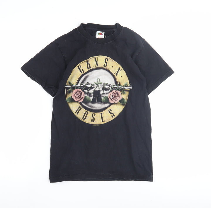 Fruit of the Loom Black Guns N' Roses T-Shirt S
