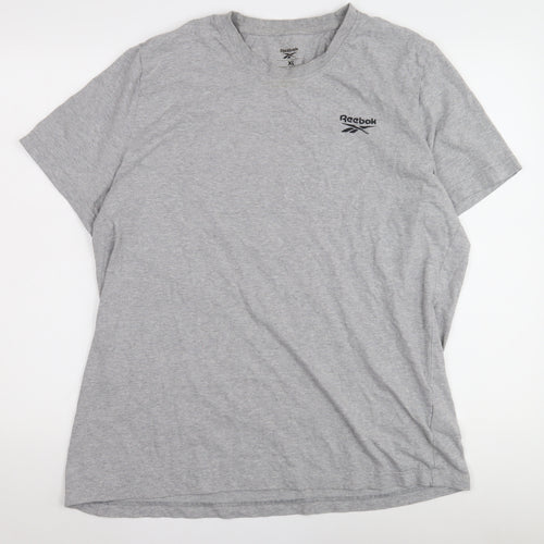 Reebok Men's Grey XL Crew Neck T-Shirt