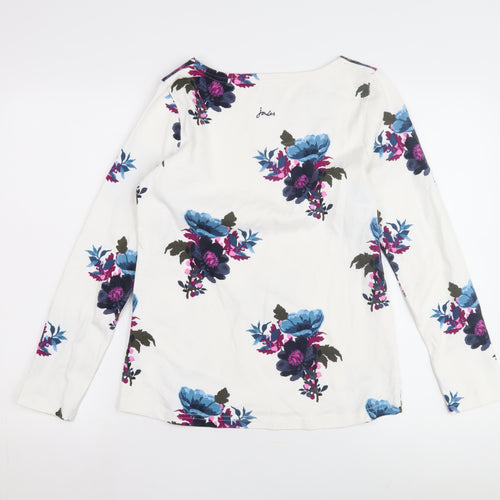 Joules Women's Multicoloured Cotton Floral Blouse Size 10