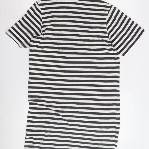 Cheap Monday Women's Black Striped T-Shirt Dress XS