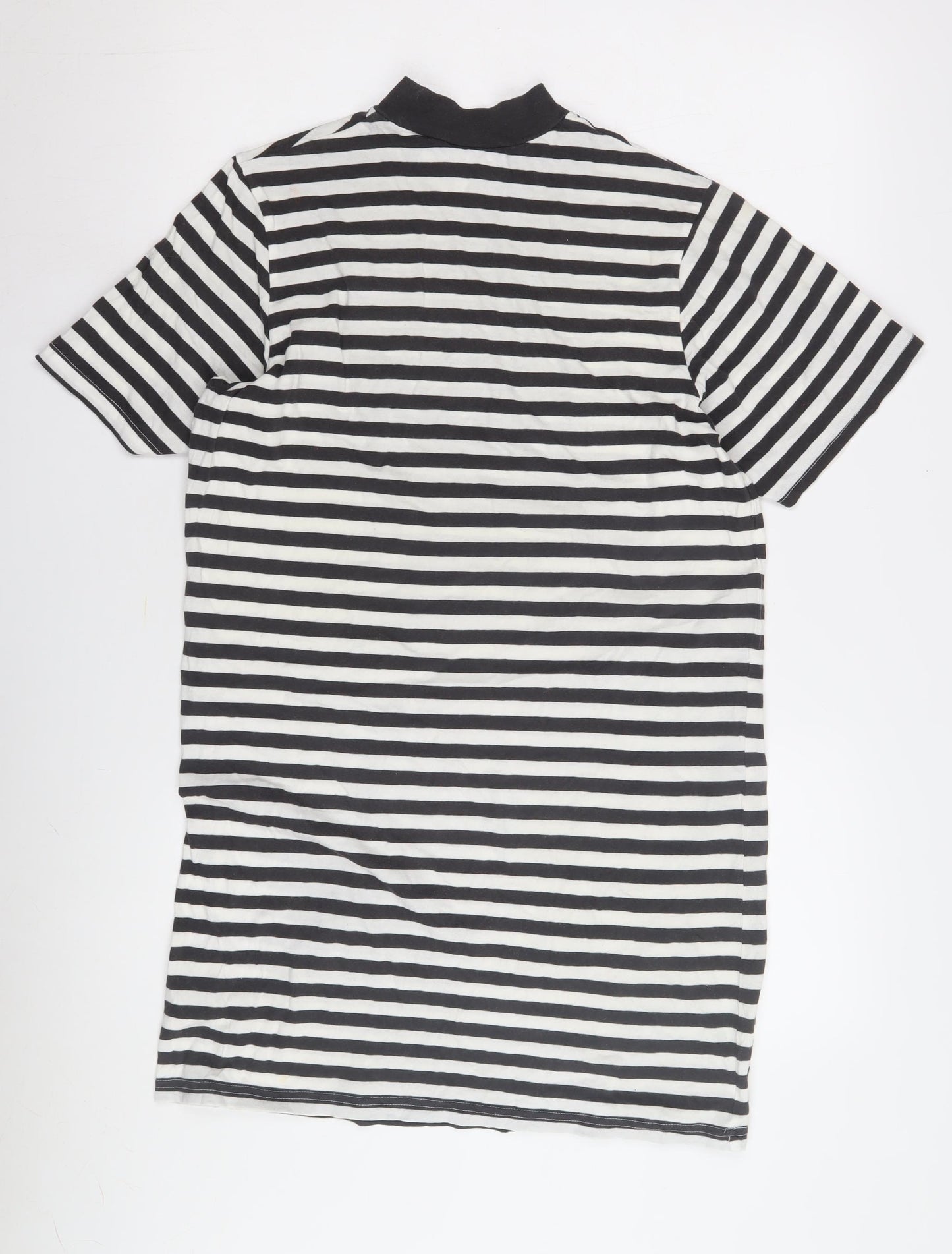 Cheap Monday Women's Black Striped T-Shirt Dress XS