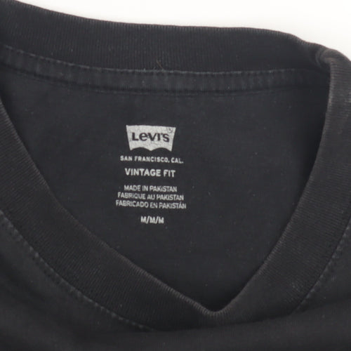 Levi's Men's Black Medium Vintage Fit T-Shirt
