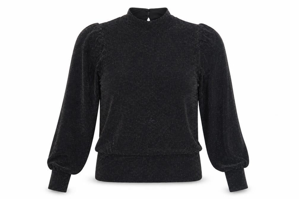 Lipsy London Women's Black High Neck Blouse Size 12
