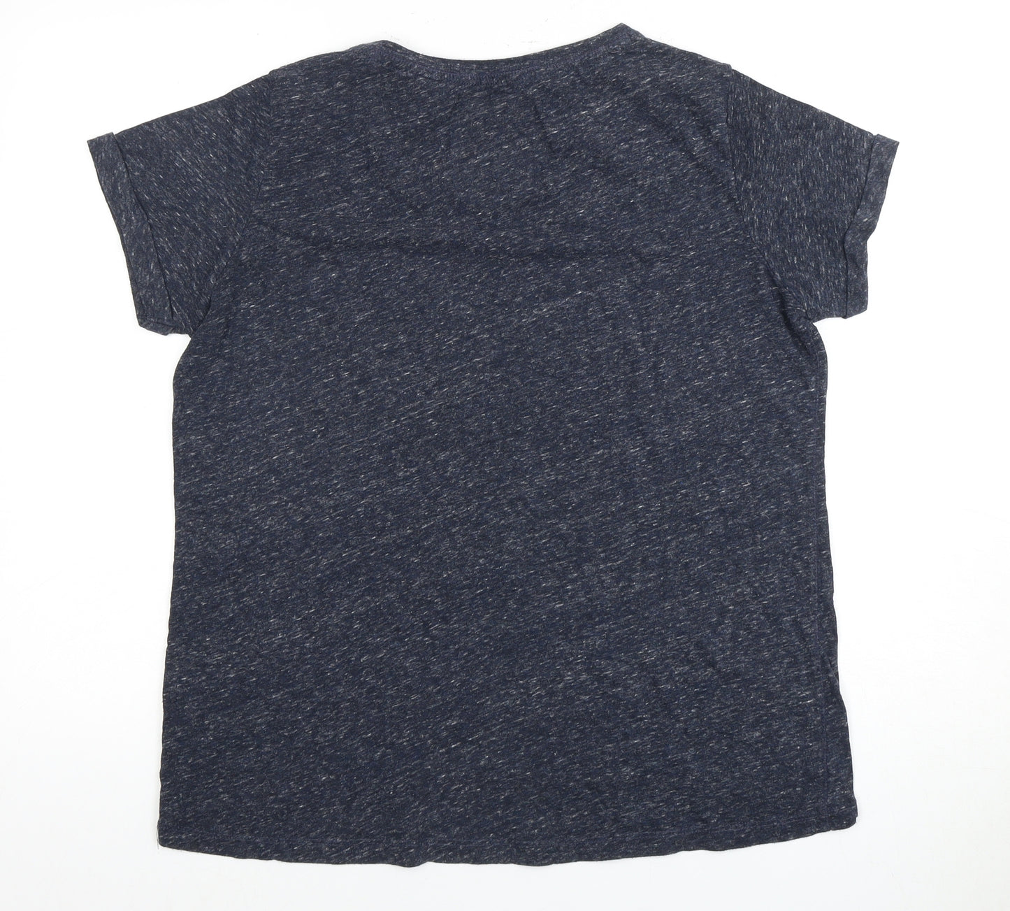 Superdry Unisex Blue T-Shirt - Small, Crew Neck, Casual