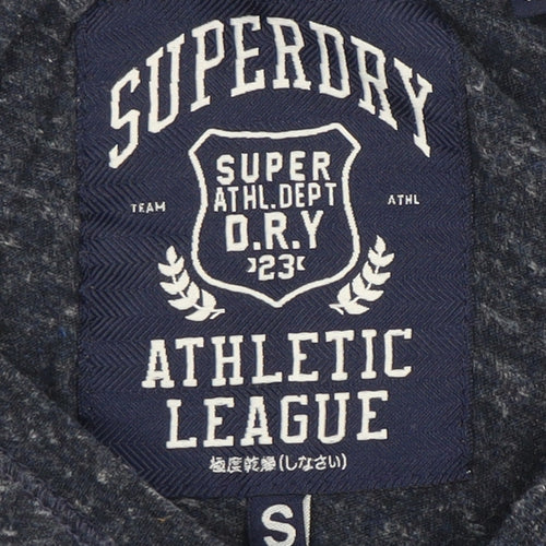 Superdry Unisex Blue T-Shirt - Small, Crew Neck, Casual