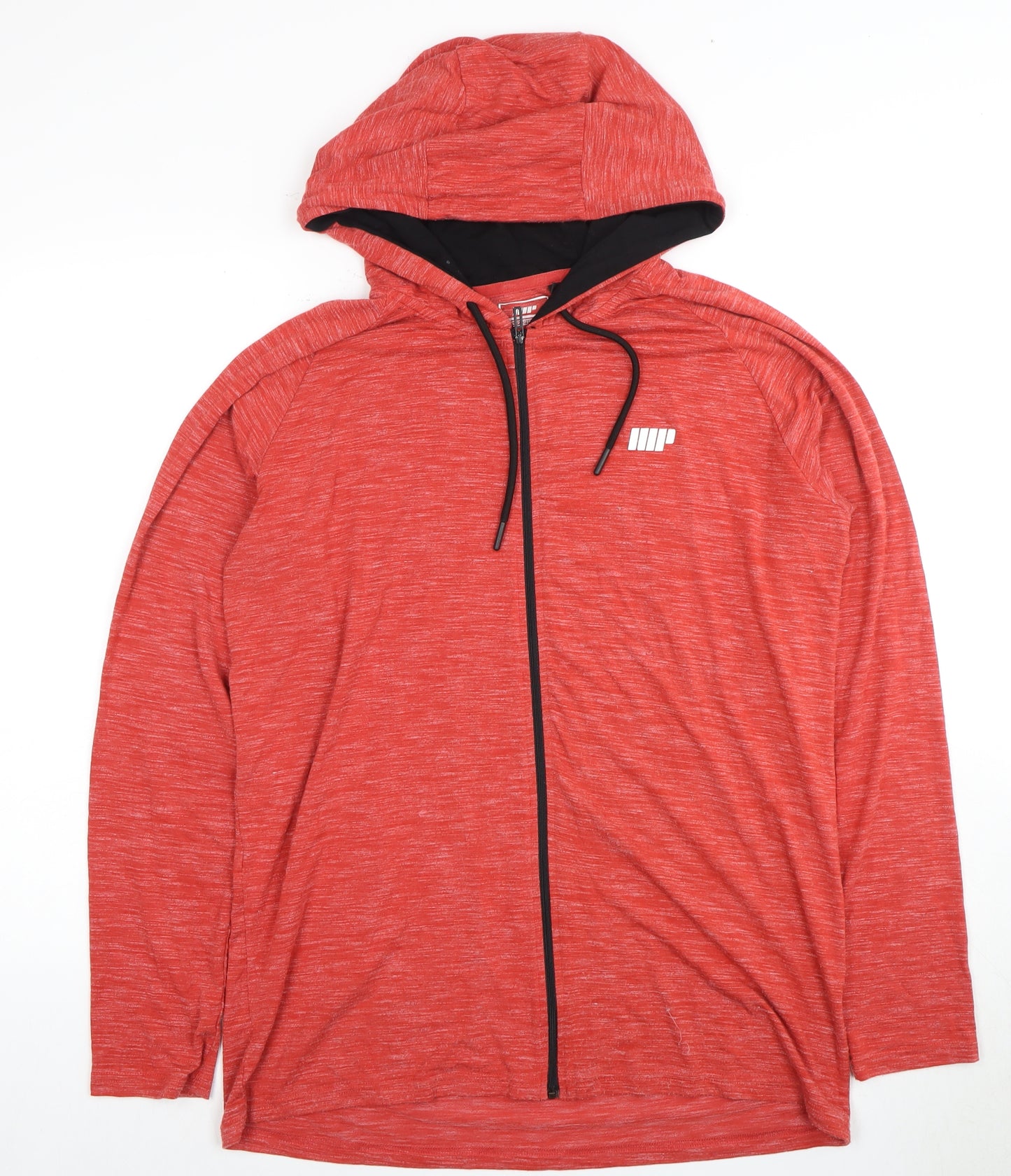 MYPROTEIN Men's Red Full Zip Hoodie L