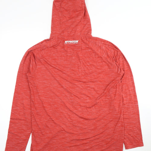 MYPROTEIN Men's Red Full Zip Hoodie L