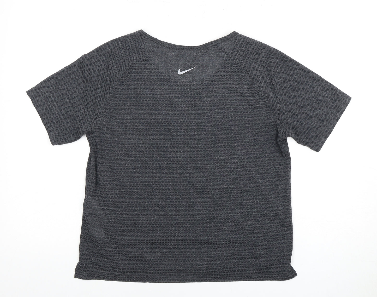 Nike Women's Grey Activewear T-Shirt, Size M