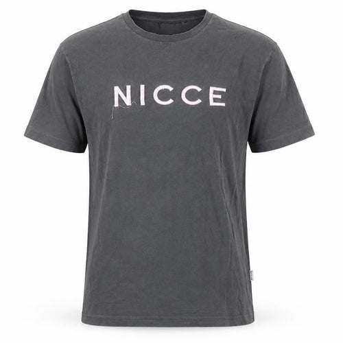 Nicce Men's Black S T-Shirt Crew Neck Logo Short Sleeve