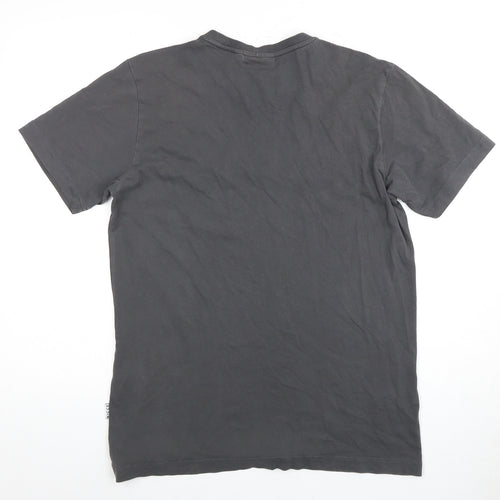Nicce Men's Black S T-Shirt Crew Neck Logo Short Sleeve