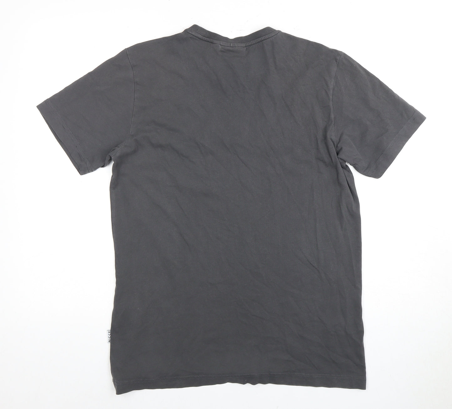 Nicce Men's Black S T-Shirt Crew Neck Logo Short Sleeve
