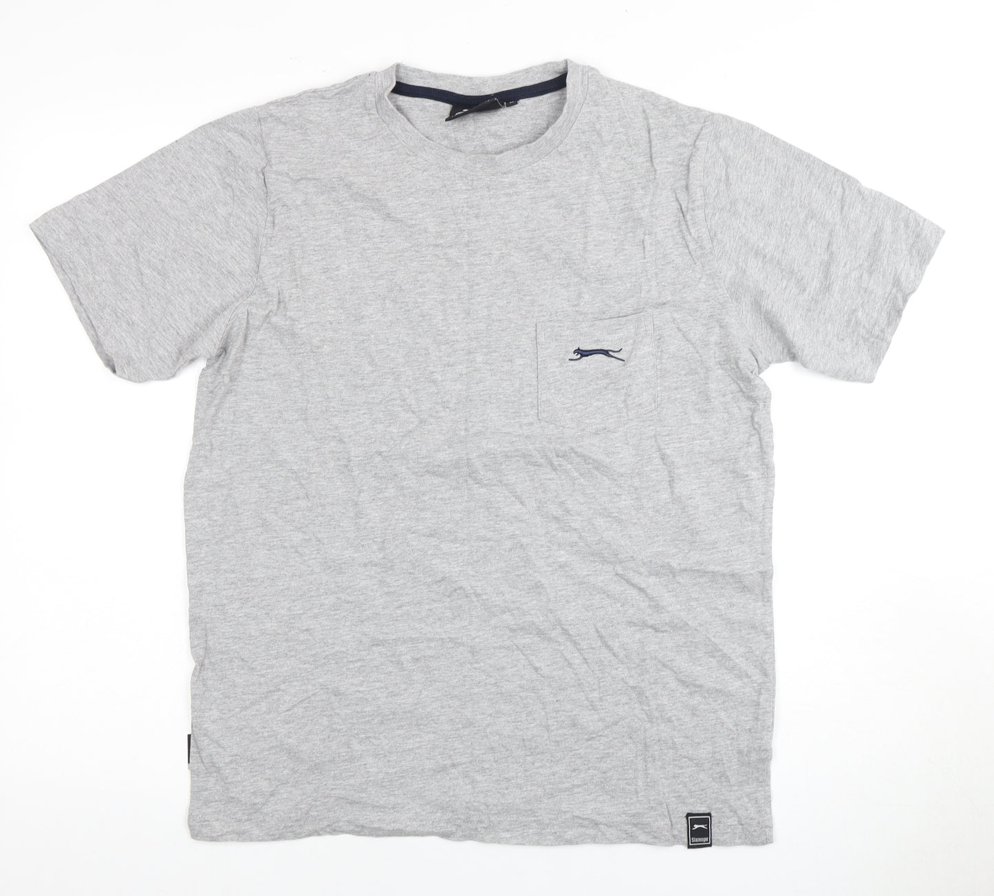 Slazenger Unisex Grey Crew Neck T-Shirt M