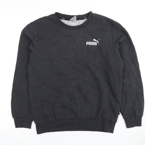 Puma Men's Black XS Sweatshirt Pullover with Logo