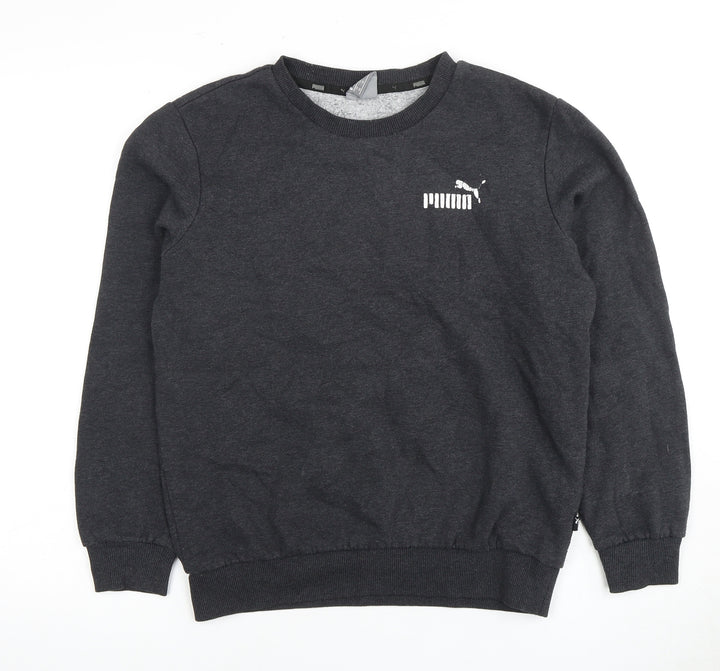 Puma Men's Black XS Sweatshirt Pullover with Logo