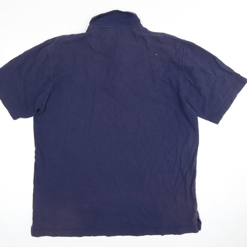 PGA TOUR Men's Blue Polo Shirt Size L with Logo
