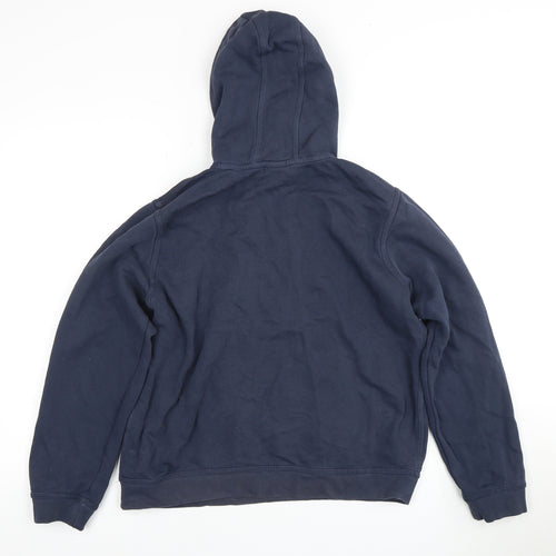 Nike Boys Blue Pullover Hoodie XL with Logo Accents