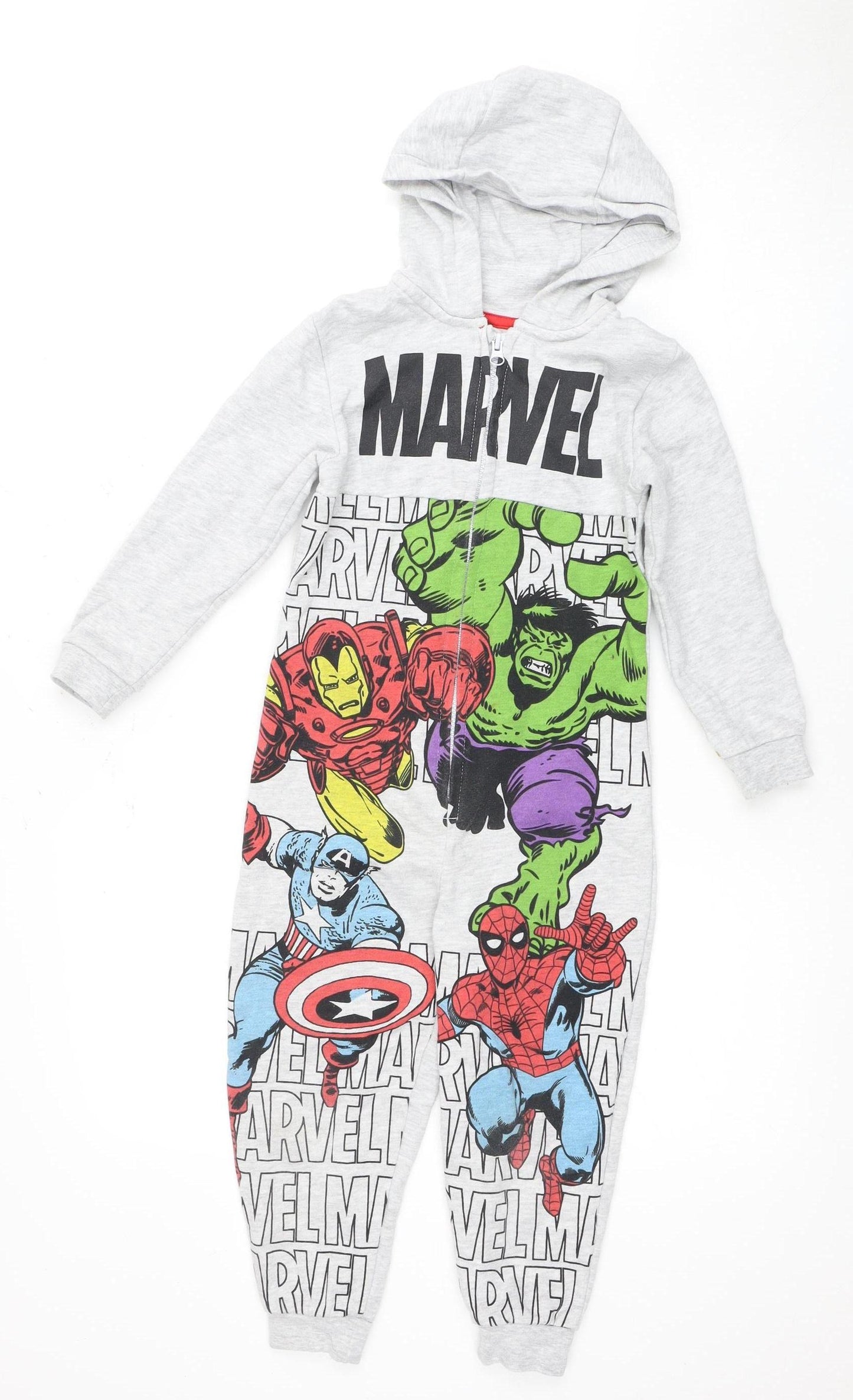 Marvel Boys Grey Graphic One Piece 4-5 Years