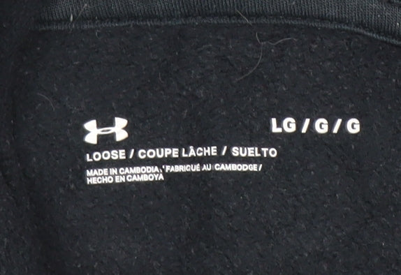 Under Armour Men's Black Pullover Hoodie Large