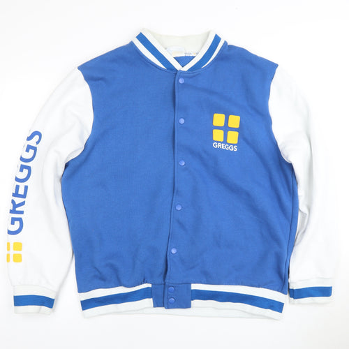 Greggs Men's 2XL Blue Varsity Jacket