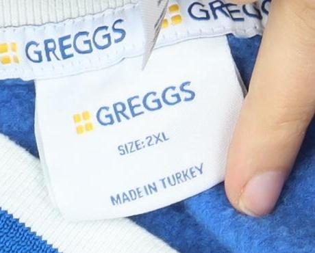 Greggs Men's 2XL Blue Varsity Jacket